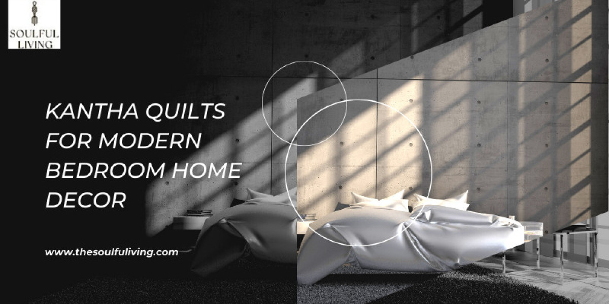 Kantha Quilts for Modern Bedroom Home Decor