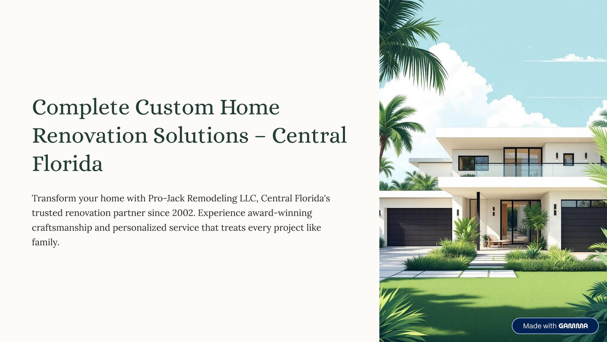 Complete Custom Home Renovation Solutions – Central Florida by Pro Jackremodeling - Issuu