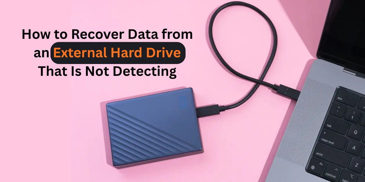 How to Recover Data from an External Hard Drive That Is Not Detecting