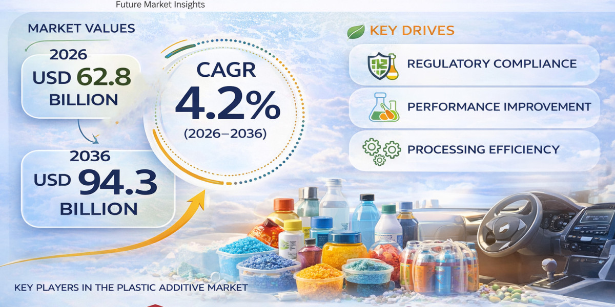 Plastic Additives Market to Reach USD 94.3 Billion by 2036 at 4.2% CAGR Growth